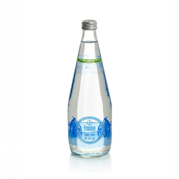 Fromin Water Still (0.75L) / Sparkling (0.7L) per 6 flessen